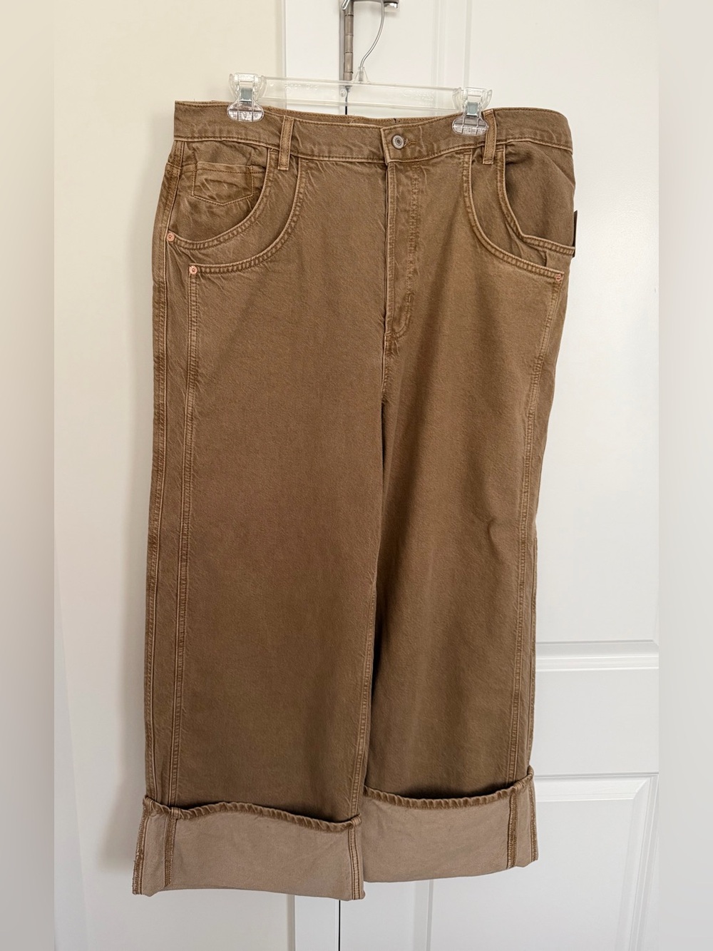 Free People We The Free Final Countdown Low Rise Cuffed Boyfriend Jean - Picture 4 of 8